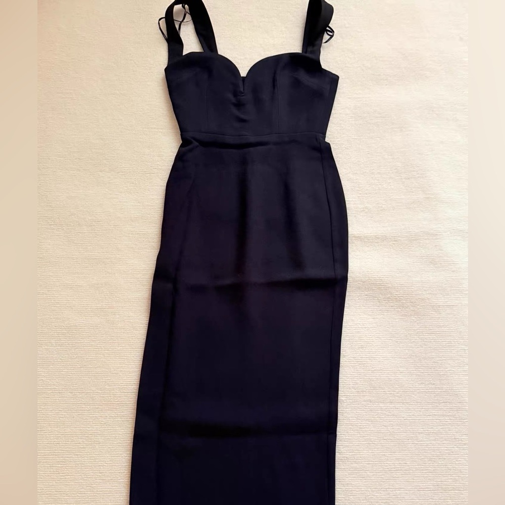 Alex Perry Black Strapless Dress
